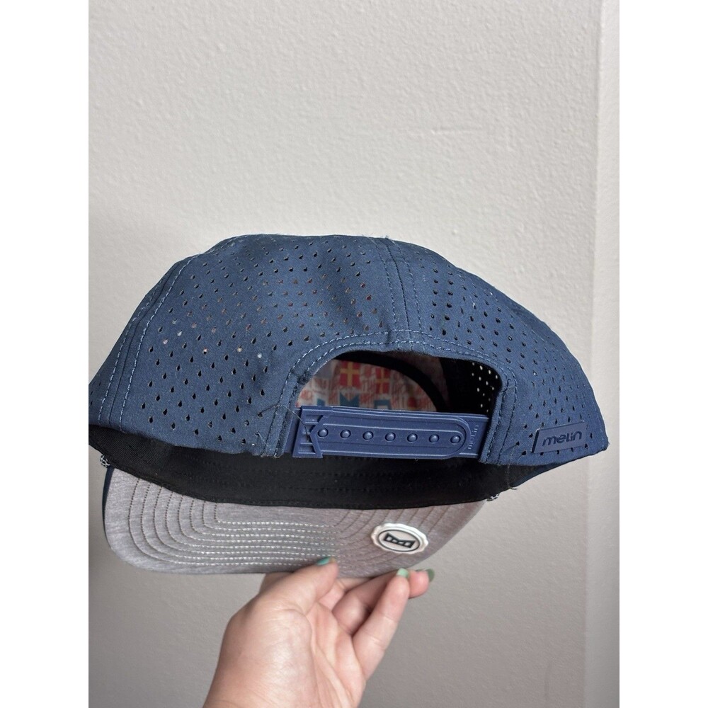 Navy Performance Rope-Trim Hat - Picture 3 of 4